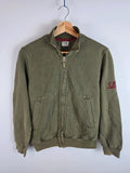 Vintage C.P. Company Heavy Cotton Full Zip Sweatshirt Green - Size 12 Yrs