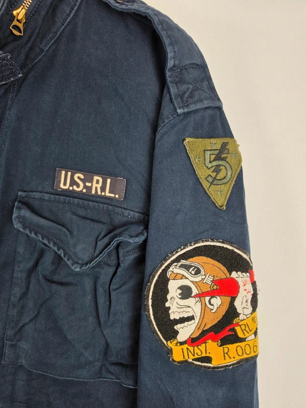 Polo Ralph Lauren USRL Military Patch M65 Field Jacket – Size XL