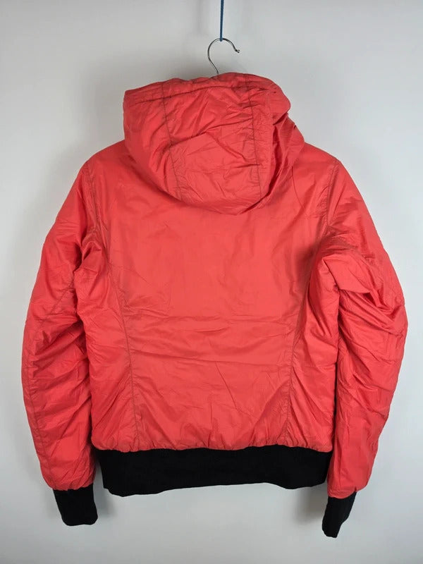 Canada Goose Women's Down Bomber Jacket Red Size M Hooded