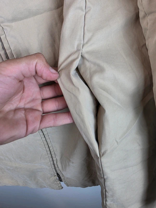 Burberry London Nova Check Lined Hooded Jacket Beige Size 40 Medium
