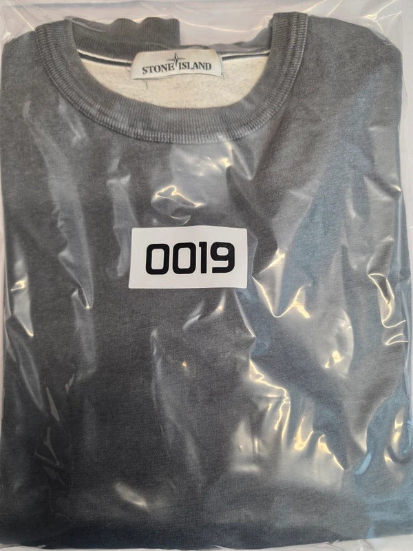 Stone Island Grey Crewneck Sweatshirt - Size L