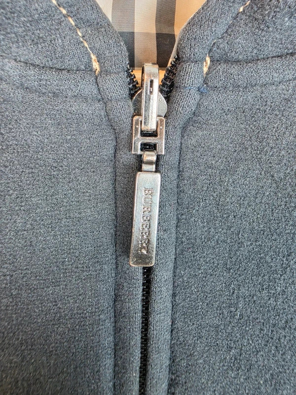 Burberry Reversible Hooded Jacket Nova Check Black Size 46 Medium