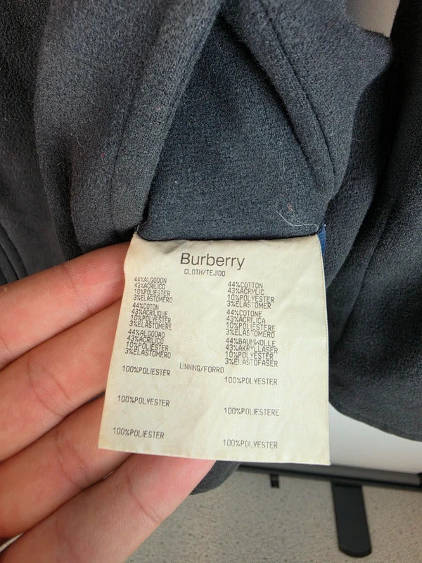 Burberry Reversible Hooded Jacket Nova Check Black Size 46 Medium