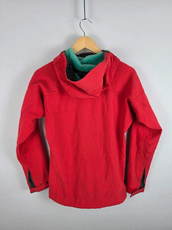 Patagonia Red Polartec Fleece-Lined Hooded Jacket – Women’s XS