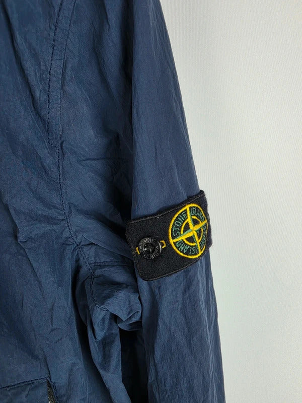 Stone Island Junior Navy Nylon Hooded Bomber Jacket – Age 14 / XS Adult