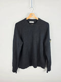 Stone Island Vintage AW07 Wool Crewneck Sweater Black Mens Size L