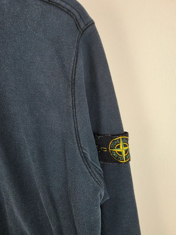 Stone Island Garment Dyed Navy Crewneck Sweatshirt Medium SS18
