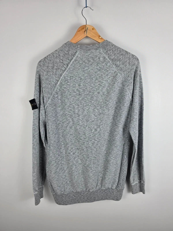 Stone Island Grey Marl Lightweight Knit Jumper Sweater Large SS18