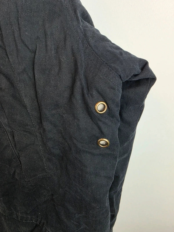 Vintage Yves Saint Laurent Pour Homme Quilted Field Jacket Navy - Size XL