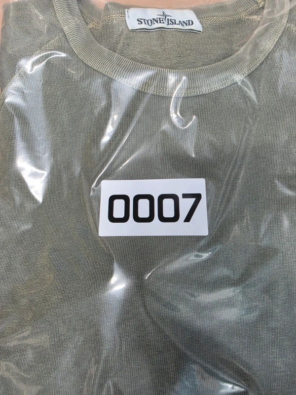 Stone Island Khaki Green Raglan Sweatshirt – Size L