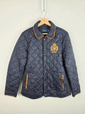 Polo Ralph Lauren Crest Quilted Jacket, Navy – Size L