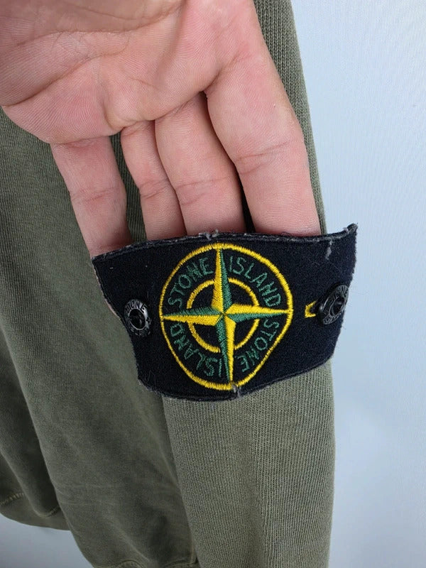 Stone Island Khaki Green Raglan Sweatshirt – Size L