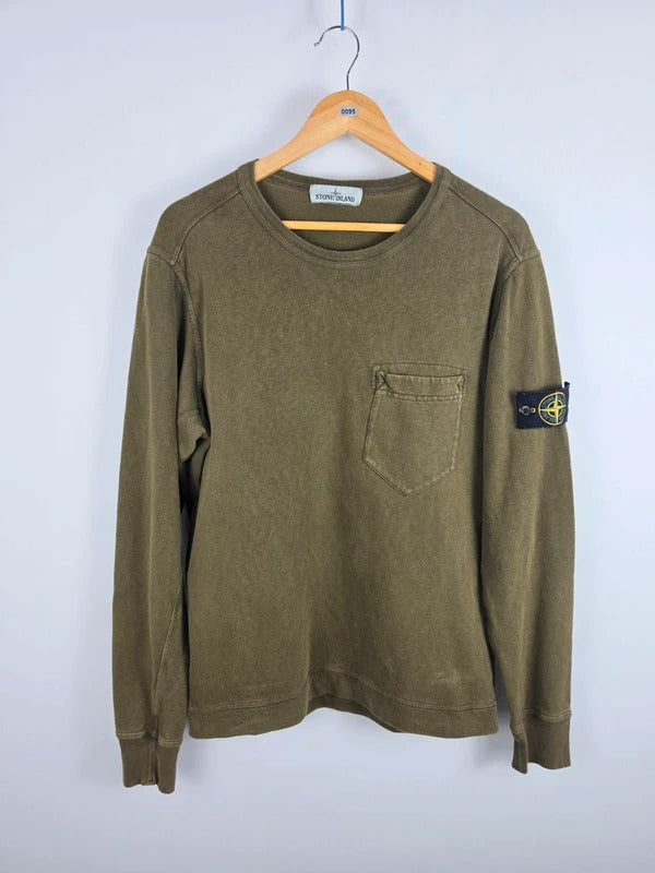 Stone Island Pocket Crewneck Sweatshirt – Size L