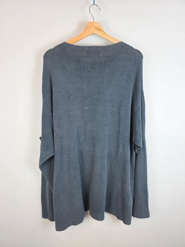 Vintage Stone Island Knit Jumper Blue - Size L (ART 26155C63)