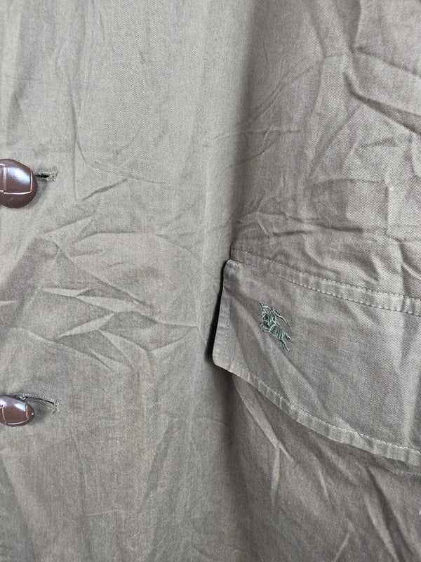 Burberrys Olive Quilted Lined Field Jacket – Size XL