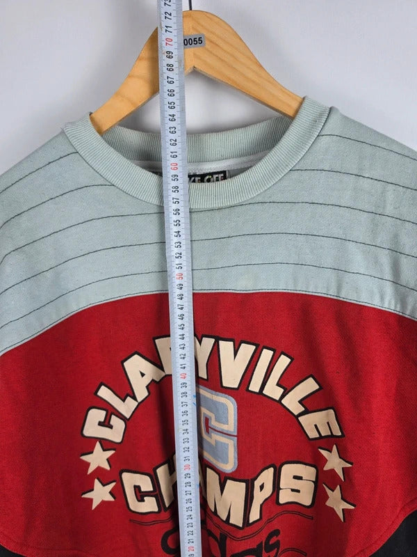 Vintage 80s Adidas Take Off Claryville Champs Basketball Sweatshirt – Size M