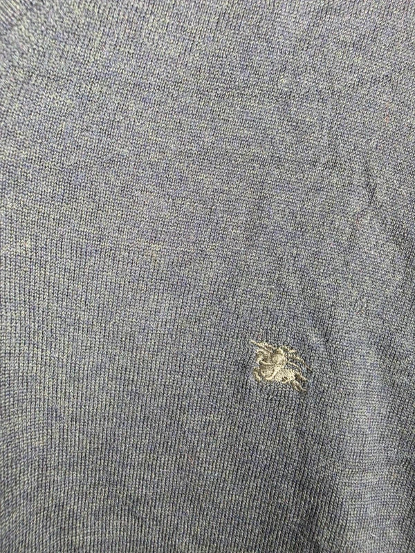 Burberry London Merino Wool V-Neck Jumper – Size 8 Large