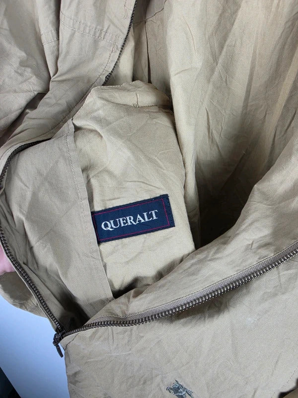 Burberrys Vintage Khaki Cotton Blend Harrington Jacket – Size 52 (fits XL)