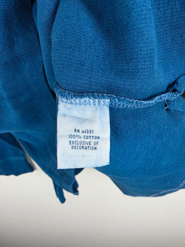 Polo Ralph Lauren Blue Ribbed Quarter-Zip Pullover – Size L