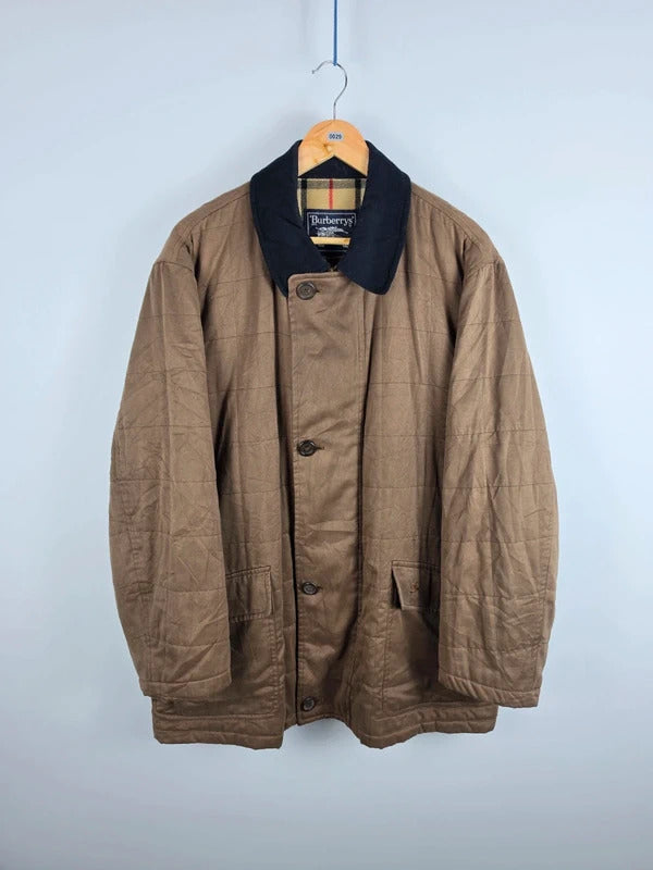 Vintage Burberrys Brown Quilted Jacket – Size 52 / XL