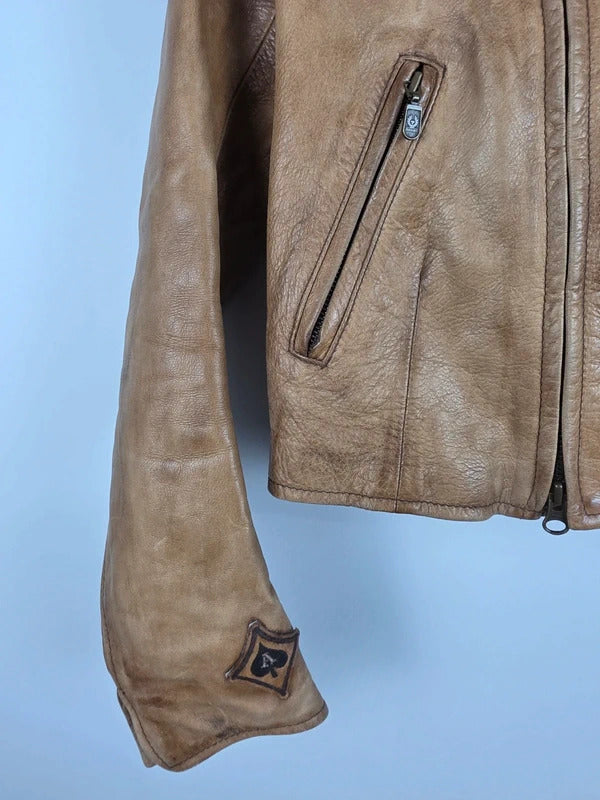 Belstaff The Aviator Leather Biker Jacket – IT 42 / UK 10, Museum Edition