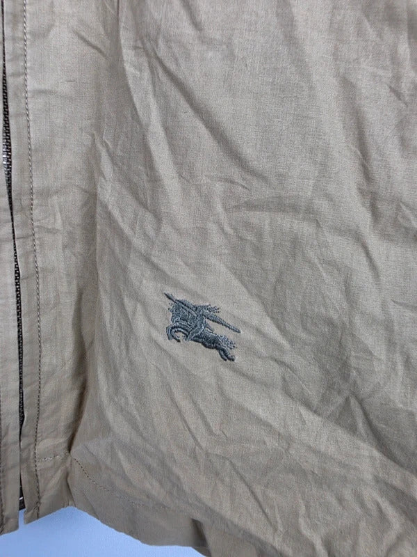 Burberrys Vintage Khaki Cotton Blend Harrington Jacket – Size 52 (fits XL)