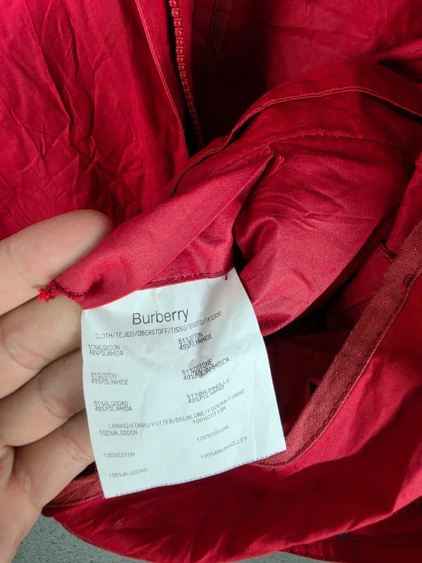 Burberry London Red Harrington Jacket – Size 52 XL
