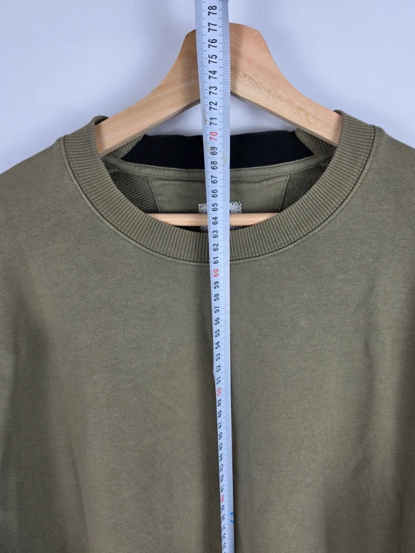 C.P. Company Khaki Lens Sleeve Crew Neck Sweatshirt – Size L