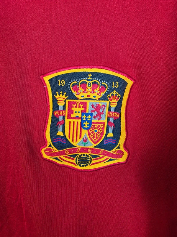 Vintage Spain 2008 Long Sleeve Home Shirt - #10 Fabregas - Size M
