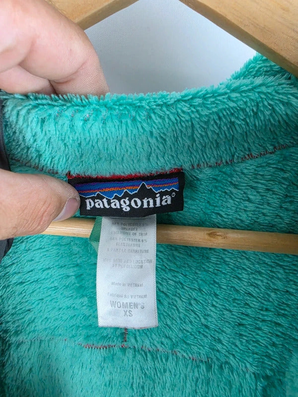 Patagonia Red Polartec Fleece-Lined Hooded Jacket – Women’s XS