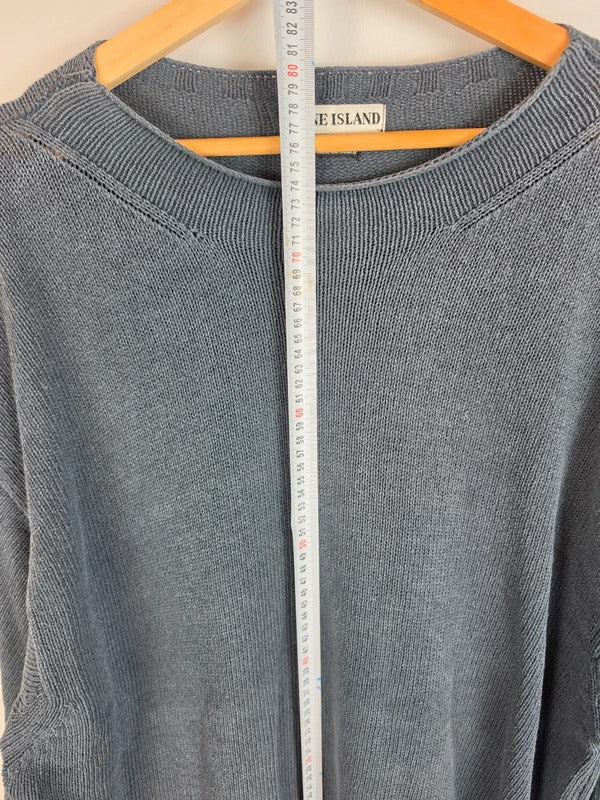 Vintage Stone Island Knit Jumper Blue - Size L (ART 26155C63)