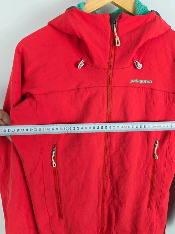 Patagonia Red Polartec Fleece-Lined Hooded Jacket – Women’s XS