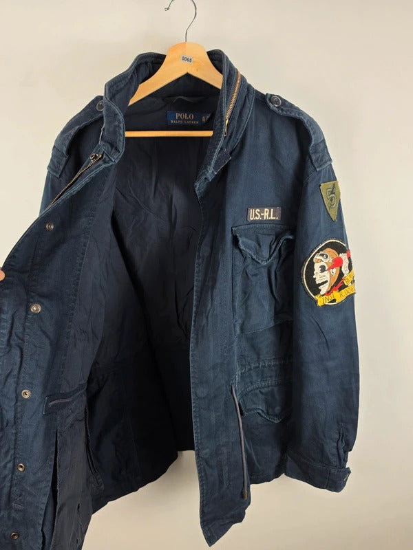 Polo Ralph Lauren USRL Military Patch M65 Field Jacket – Size XL
