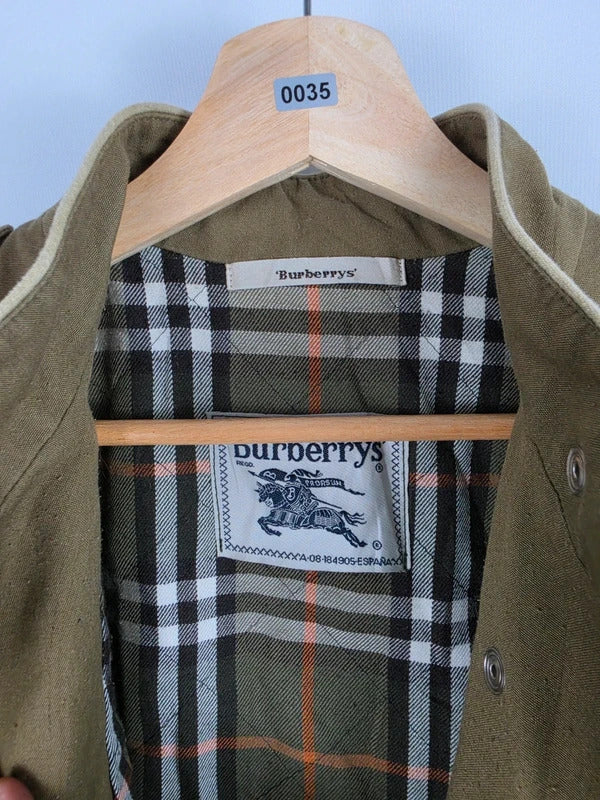 Vintage Burberrys Olive Military Field Jacket – Size M