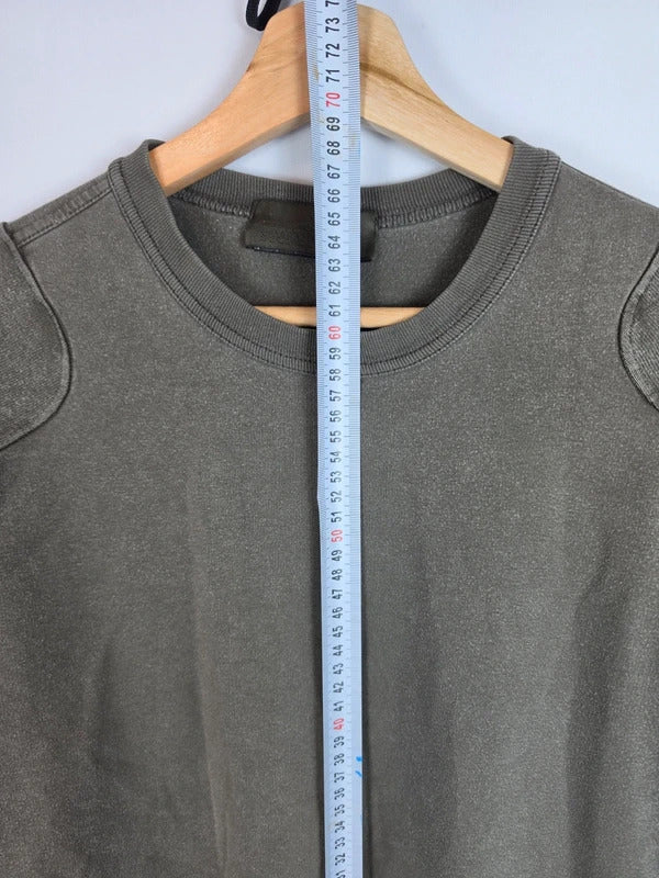 Stone Island SS18 Ghost Piece Crewneck Sweatshirt Olive Khaki Green M