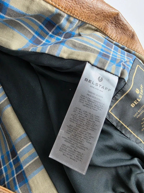 Belstaff Gangster 1969 Waxed Leather Jacket – UK 4 / IT 36