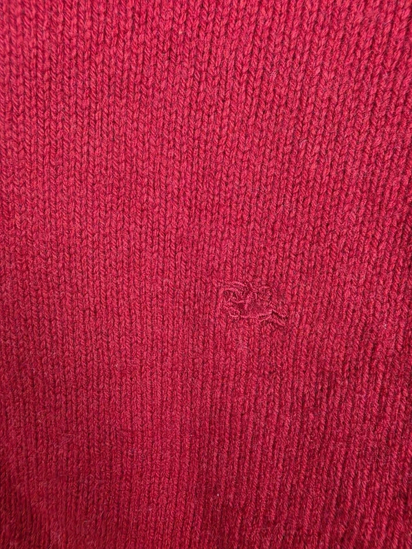 Burberry London Red Wool Crewneck Jumper – Size 6