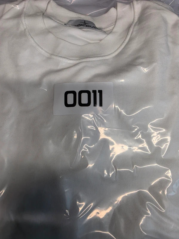 Stone Island Crewneck Sweatshirt SS22 Off White White Size S