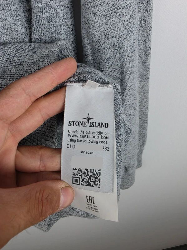 Stone Island Grey Marl Lightweight Knit Jumper Sweater Large SS18